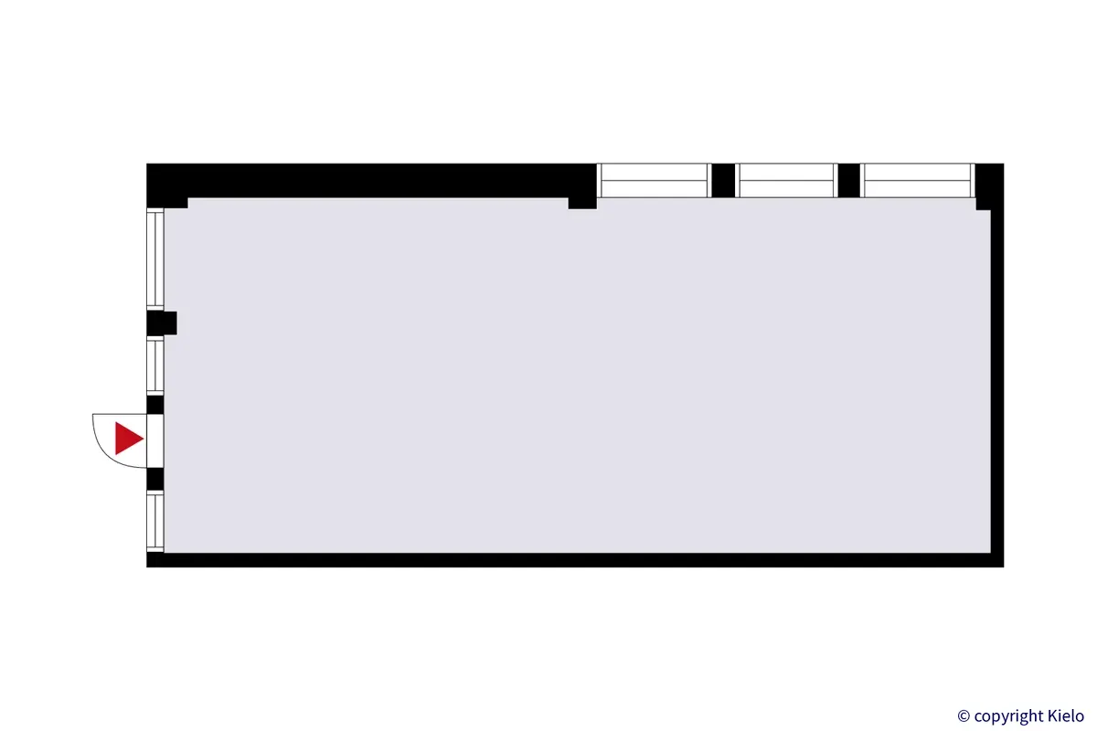 Oulun Voudintie 4, kellarikerroksen 100,5 m2 varastotilan pohjakuva.