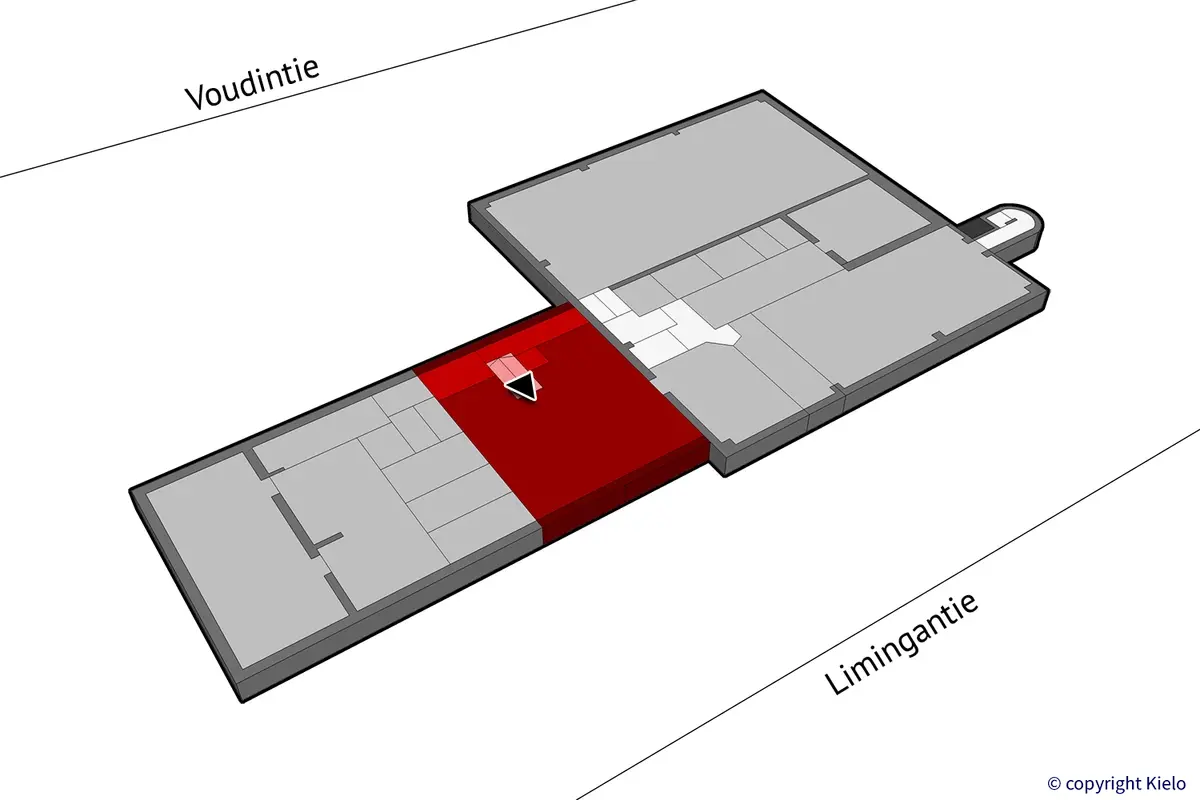 Oulun Voudintie 4, kellarikerroksen 65 m2 toimistotilan sijaintikuva