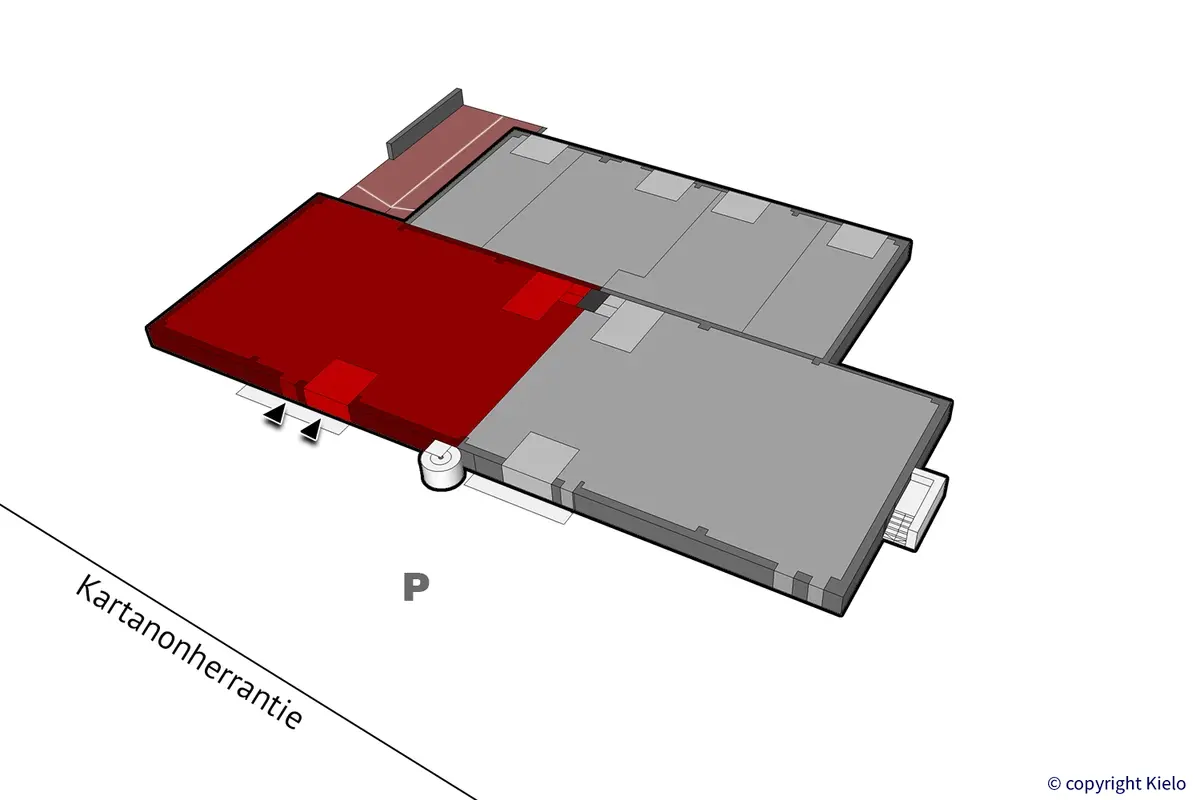 Espoon Kartanonherrantie 7, katutason 412 m2 liiketilan sijaintikuva.
