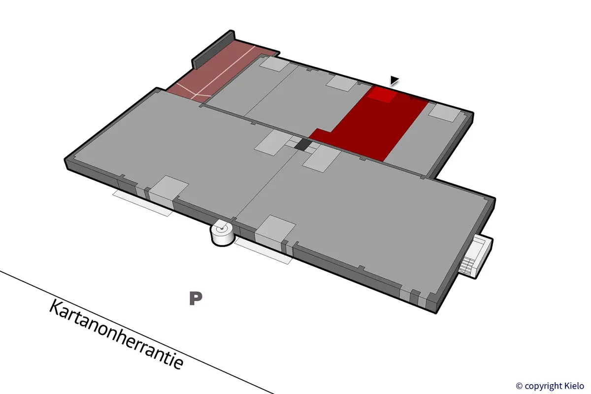 Espoon Kartanonherrantie 7, 1. kerroksen 126 m2 toimitilan sijaintikuva.