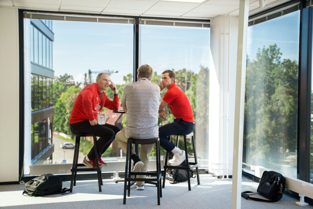 Sparraustilanne 6. kerroksen tilassa